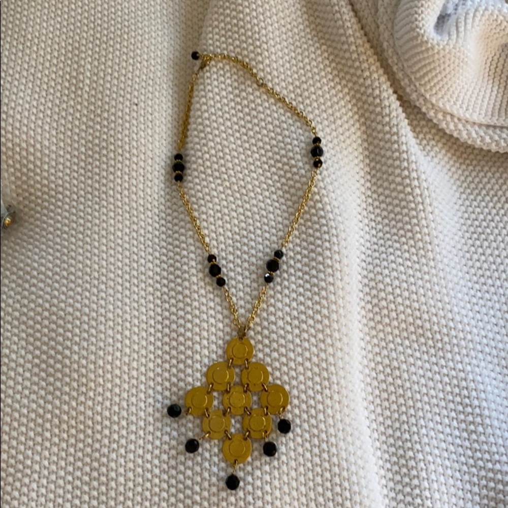 Black and gold necklace